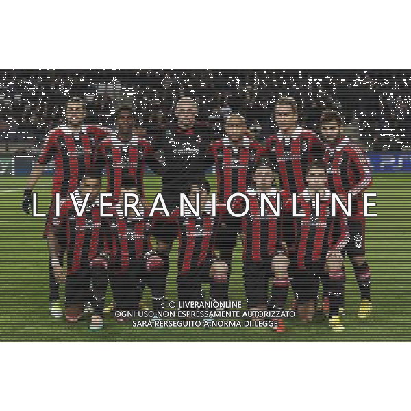 UEFA Champions League 2012/2013 Gruppo C Bruxelles- 21.11.2012 Anderlecht-Milan Nella Foto:Milan Squadra Formazione /Ph.Vitez-Ag. Aldo Liverani