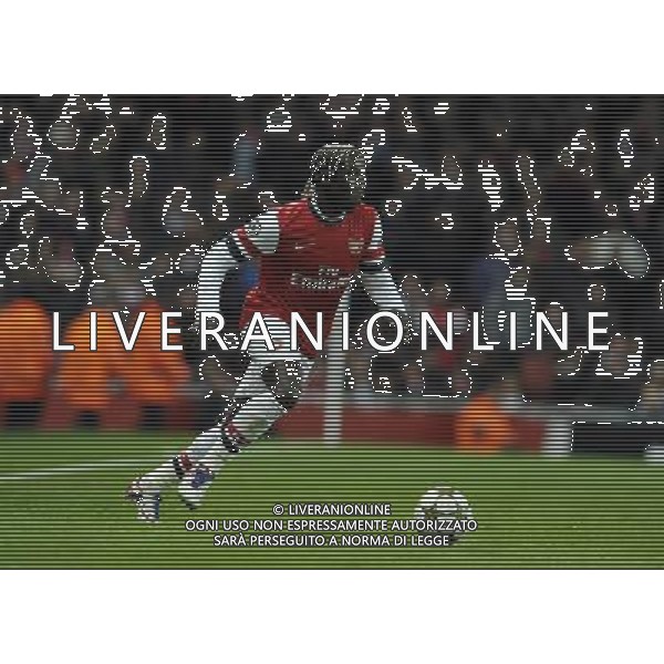Emirates Stadium Arsenal v Montpelier (2-0) Champions League Group B 21/11/2012 Bacary Sagna (Arsenal) Photo:Roger Parker Fotosports International ©photoshot/AGENZIA ALDO LIVERANI SAS - ITALY ONLY - EDITORIAL USE ONLY