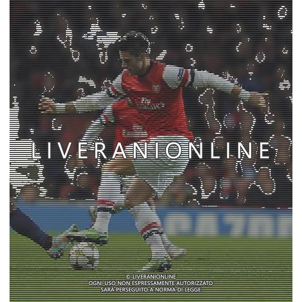 Emirates Stadium Arsenal v Montpelier (2-0) Champions League Group B 21/11/2012 Olivier Giroud (Arsenal) Photo:Roger Parker Fotosports International ©photoshot/AGENZIA ALDO LIVERANI SAS - ITALY ONLY - EDITORIAL USE ONLY