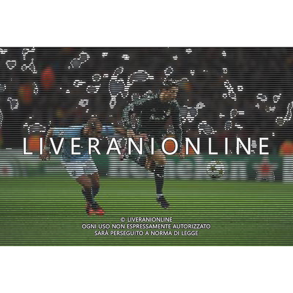 Cristiano Ronaldo Real Madrid 2012/13 Aleksandar Kolarov Manchester City Manchester City v Real Madrid 21/11/12 UEFA Champions League Photo: Robin Parker Fotosports International AG ALDO LIVERANI S A S ONLY ITALY