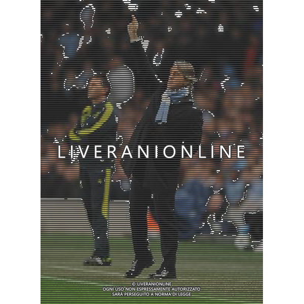 Roberto Mancini Manager Manchester City 2012/13 Manchester City v Real Madrid 21/11/12 UEFA Champions League Photo: Robin Parker Fotosports International AG ALDO LIVERANI S A S ONLY ITALY