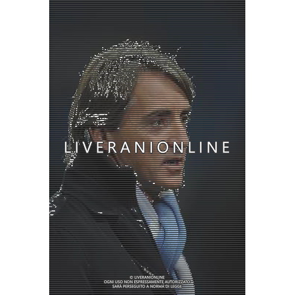 Roberto Mancini Manager Manchester City 2012/13 Manchester City v Real Madrid (1-1) 21/11/12 UEFA Champions League Photo: Robin Parker Fotosports International AG ALDO LIVERANI S A S ONLY ITALY