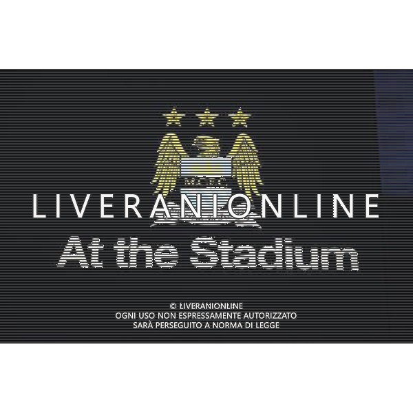 Club Logo Manchester City 2012/13 Manchester City v Real Madrid (1-1) 21/11/12 UEFA Champions League Photo: Robin Parker Fotosports International AG ALDO LIVERANI S A S ONLY ITALY