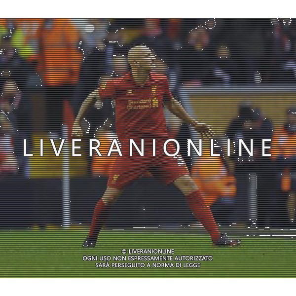 Jonjo Shelvey Celebrates scoring 1st goal Liverpool 2012/13 Liverpool V BSC Young Boys 22/11/12 The UEFA Europa League Photo: Robin Parker Fotosports International AG ALDO LIVERANI S A S ONLY ITALY