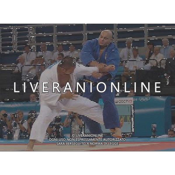 OLIMPIADI ATENE 20/08/2004 JUDO oltre 100 Kg NELLA FOTO BIANCHESSI PAOLO FOTO MARCO LUZZANI/AG ALDO LIVERANI