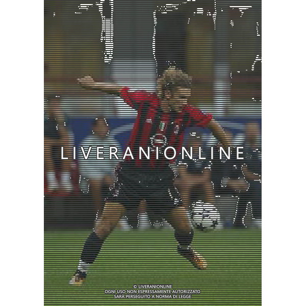 Milano Stadio di san Siro 21/08/2004 Milan - Lazio Supercoppa Italiana nella foto andriy shevchenko foto filippo venezia/ag aldo liverani