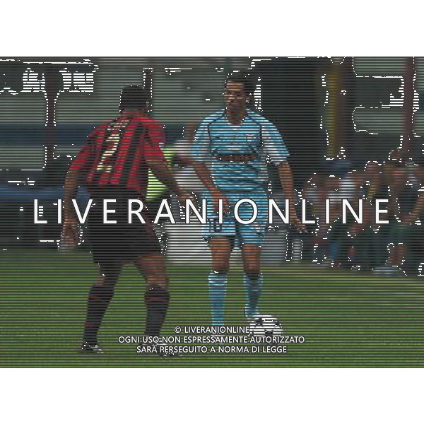 Milano Stadio di san Siro 21/08/2004 Milan - Lazio Supercoppa Italiana nella foto cesar foto filippo venezia/ag aldo liverani