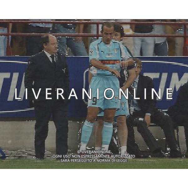 Milano Stadio di san Siro 21/08/2004 Milan - Lazio Supercoppa Italiana nella foto Paolo Di Canio foto filippo venezia/ag aldo liverani