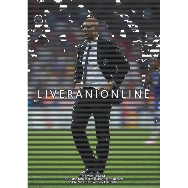An Emotional Manager Roberto Di Matteo after the final whistle Chelsea Champions League Final 2012 Bayern Munich Vs Chelsea 19/05/12 Champions League Final 2012 Chelsea Win on Penalties AET Photo: Robin Parker Fotosports International AG ALDO LIVERANI S A S ONLY ITALY
