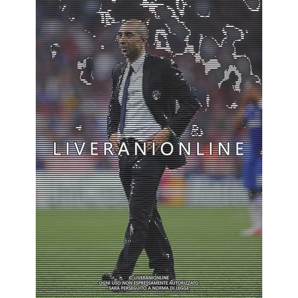 An Emotional Manager Roberto Di Matteo after the final whistle Chelsea Champions League Final 2012 Bayern Munich Vs Chelsea (1-1) AET Chelsea Win on Penalties (4-3) 19/05/12 Champions League Final 2012 Photo: Robin Parker Fotosports International AG ALDO LIVERANI S A S ONLY ITALY
