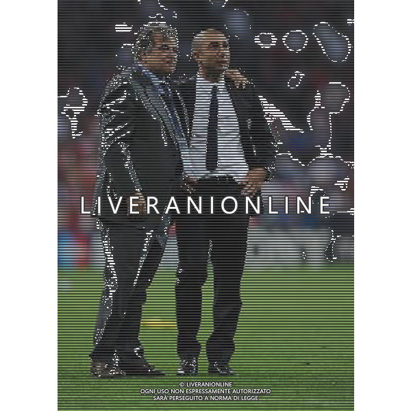 An Emotional Manager Roberto Di Matteo after the final whistle Chelsea Champions League Final 2012 Bayern Munich Vs Chelsea (1-1) AET Chelsea Win on Penalties (4-3) 19/05/12 Champions League Final 2012 Photo: Robin Parker Fotosports International AG ALDO LIVERANI S A S ONLY ITALY