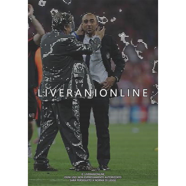 An Emotional Manager Roberto Di Matteo after the final whistle Chelsea Champions League Final 2012 Bayern Munich Vs Chelsea (1-1) AET Chelsea Win on Penalties (4-3) 19/05/12 Champions League Final 2012 Photo: Robin Parker Fotosports International AG ALDO LIVERANI S A S ONLY ITALY