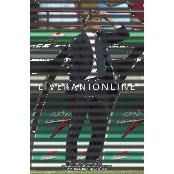 milano21/08/2004 super coppa tim 2004 milan - lazio nella foto Caso Domenico all. della Lazio ag. aldo liverani-venezia 