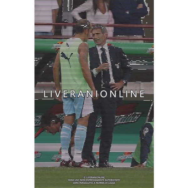 milano21/08/2004 super coppa tim 2004 milan - lazio nella foto Di Canio Paolo con l\'allenatore Caso Domenico ag. aldo liverani-venezia 