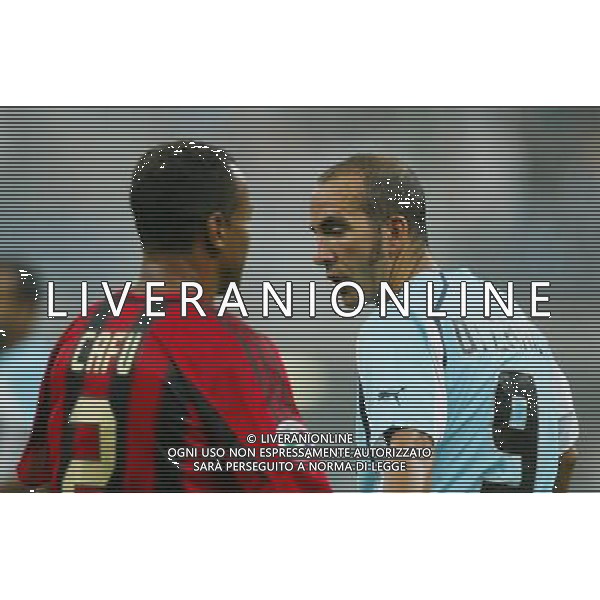 milano21/08/2004 super coppa tim 2004 milan - lazio nella foto Di Canio Paolo ag. aldo liverani-venezia 