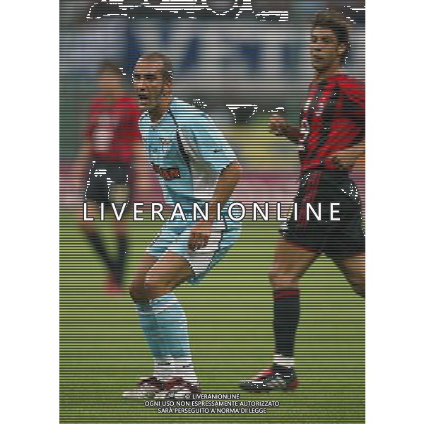 milano21/08/2004 super coppa tim 2004 milan - lazio nella foto Di Canio Paolo ag. aldo liverani-venezia 
