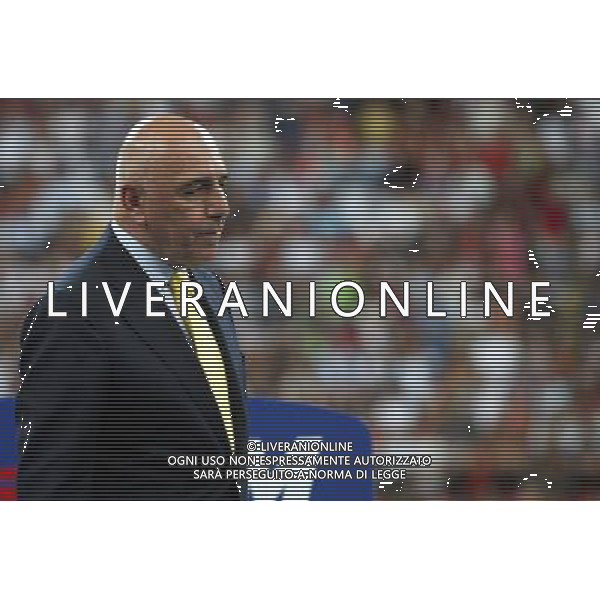 milano21/08/2004 super coppa tim 2004 milan - lazio nella foto Galliani Adriano pres. del milan ag. aldo liverani-venezia 