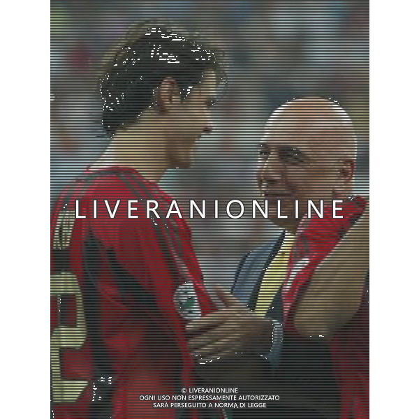 milano21/08/2004 super coppa tim 2004 milan - lazio nella foto Galliani Adriano pres. del milan ag. aldo liverani-venezia 