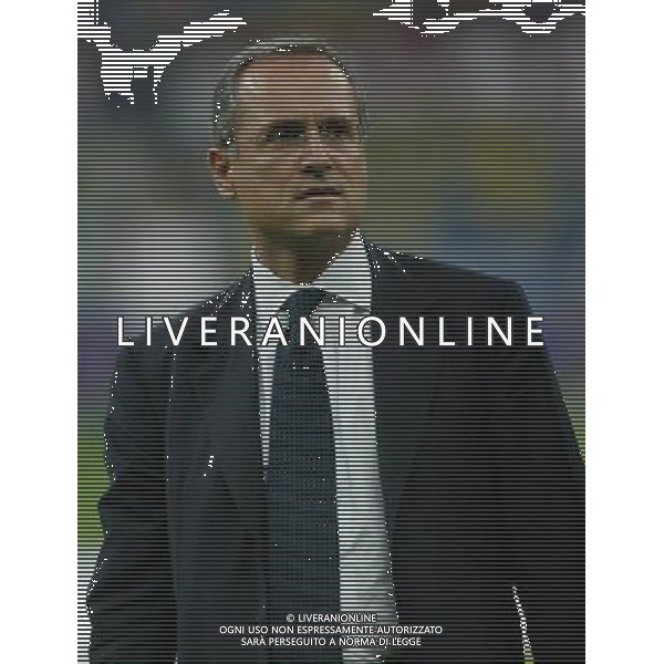 milano21/08/2004 super coppa tim 2004 milan - lazio nella foto Lotito Claudio pres. della lazio ag. aldo liverani-venezia 