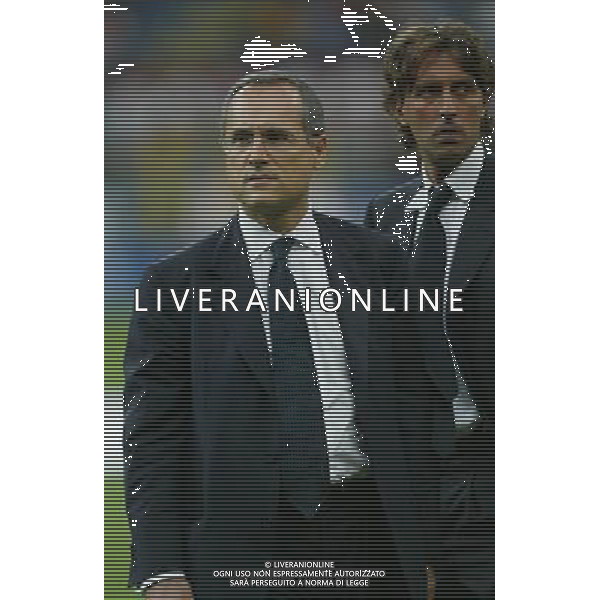 milano21/08/2004 super coppa tim 2004 milan - lazio nella foto Lotito Claudio pres. della lazio ag. aldo liverani-venezia 