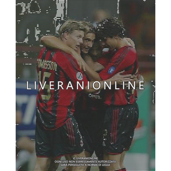 milano21/08/2004 super coppa tim 2004 milan - lazio nella foto Shevchenko Andriy esulta goal 1-0 ag. aldo liverani-venezia 