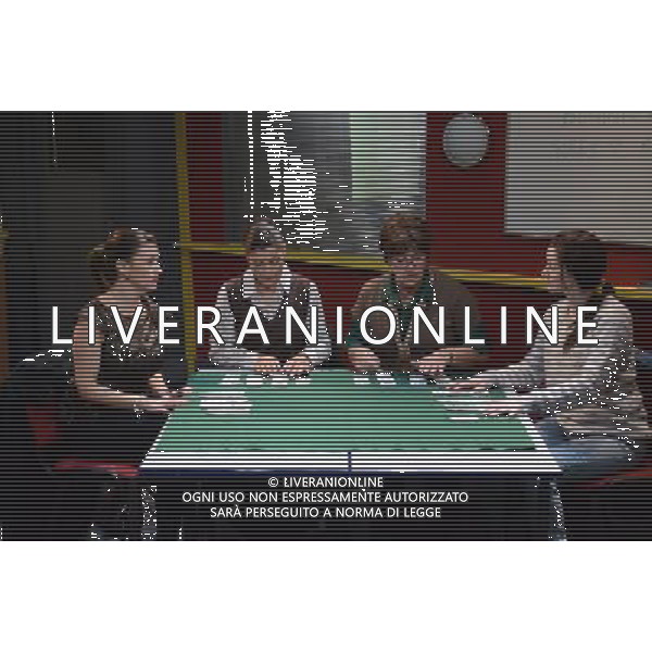 Denise Black, Amita Dhiri, Anglea Lonsdale and Sarah Smart in the theatre play \'The Pack\' at the Finsborough Theatre, London on the 27th November 2012 picture by Marc Larkin/Photoshot. /AGENZIA ALDO LIVERANI SAS/ITALY ONLY - EDITORIAL USE ONLY