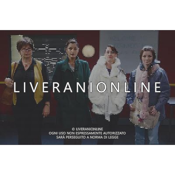 Denise Black, Amita Dhiri, Anglea Lonsdale and Sarah Smart in the theatre play \'The Pack\' at the Finsborough Theatre, London on the 27th November 2012 picture by Marc Larkin/Photoshot. /AGENZIA ALDO LIVERANI SAS/ITALY ONLY - EDITORIAL USE ONLY