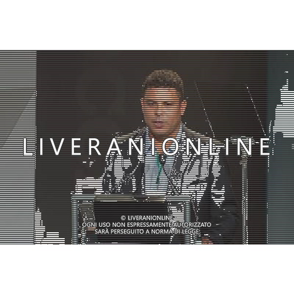 (121127) -- RIO DE JANEIRO, Nov. 27, 2012 () -- Former Brazilian striker and member of the 2014 World Cup local organizing committee Ronaldo attends the opening ceremony of the Soccerex 2012 Soccer Business Fair in Rio de Janeiro, Brazil, on Nov. 26, 2012. (/Celso Arena) ©photoshot/AGENZIA ALDO LIVERANI SAS - ITALY ONLY - L\'ex attaccante brasiliano Ronaldo durante la cerimonia di apertura del Soccerex 2012 la fiera commerciale del calcio a Rio de Janeiro, Brasile, il 26 novembre 2012.