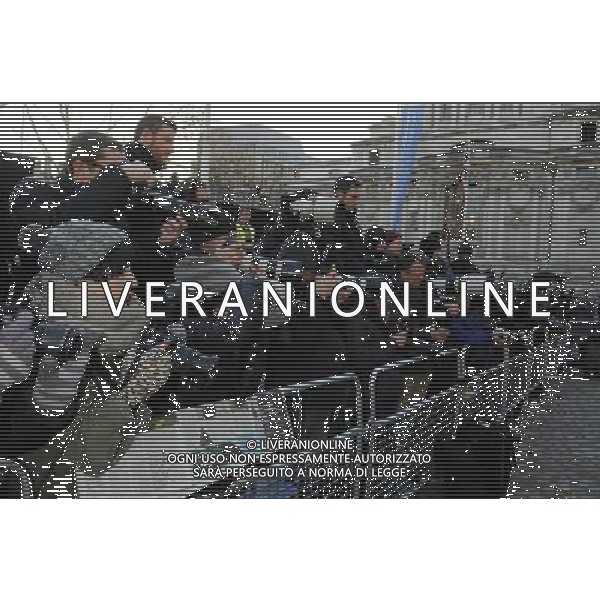 Press Photographers at the Leveson Inquiry, Press Photographers await the departure of Lord Leveson, Publication of the Leveson Inquiry, Queen Elizabeth 11 Conference Centre, London. 29.11.12 /AGENZIA ALDO LIVERANI SAS/ITALY ONLY - EDITORIAL USE ONLY