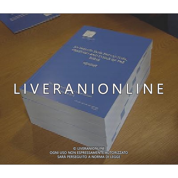 Lord Leveson publishes his report into Press standards. The report. /AGENZIA ALDO LIVERANI SAS/ITALY ONLY - EDITORIAL USE ONLY