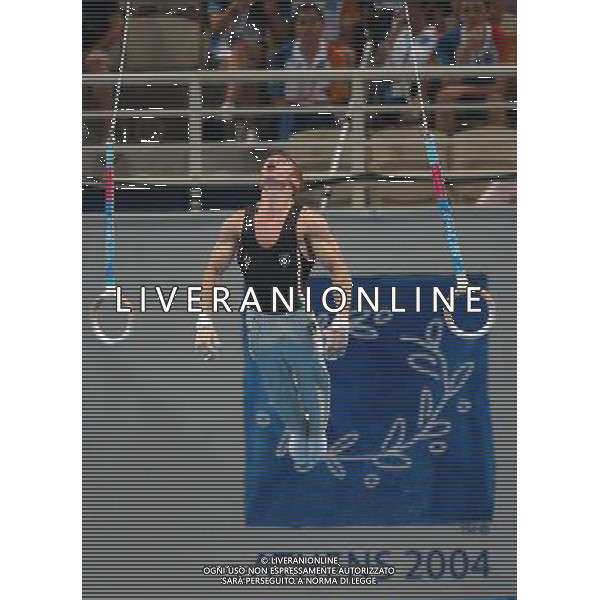OLIMPIADI DI ATENE 22/08/2004 FINALE ANELLI NELLA FOTO YURI CHECHI MEDAGLIA DI BRONZO FOTO MARCO LUZZANI/AG ALDO LIVERANI