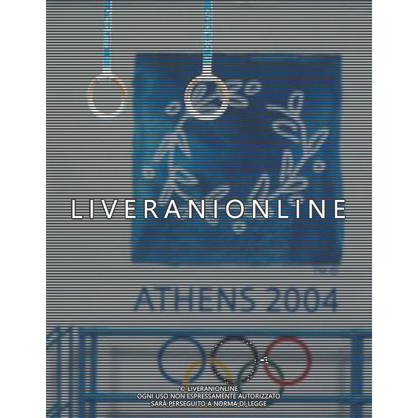 OLIMPIADI DI ATENE 22/08/2004 FINALE ANELLI NELLA FOTO JURY CHECHI MEDAGLIA DI BRONZO FOTO MARCO LUZZANI/AG ALDO LIVERANI