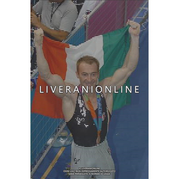 OLIMPIADI DI ATENE 22/08/2004 FINALE ANELLI NELLA FOTO JURY CHECHI MEDAGLIA DI BRONZO FOTO MARCO LUZZANI/AG ALDO LIVERANI