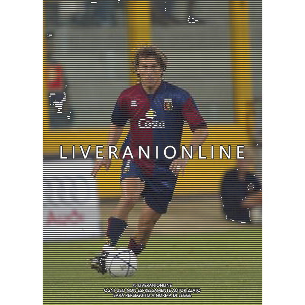 genoa 22-08-2004 coppa italia genoa-lumezzane nella foto Brevi Ezio ag. aldo liverani-venezia