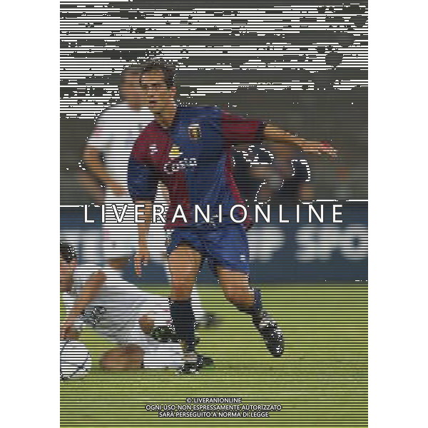 genoa 22-08-2004 coppa italia genoa-lumezzane nella foto Caccia Nicola ag. aldo liverani-venezia