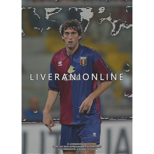 genoa 22-08-2004 coppa italia genoa-lumezzane nella foto Milito Diego Alberto ag. aldo liverani-venezia