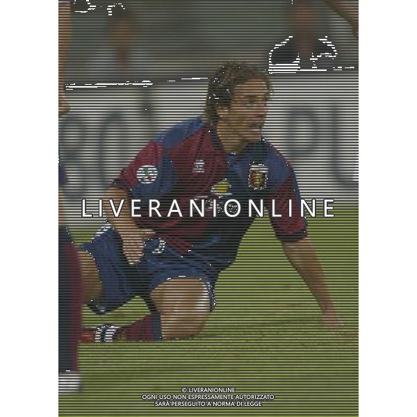 genoa 22-08-2004 coppa italia genoa-lumezzane nella foto Rimondi Lucas Roberto ag. aldo liverani-venezia