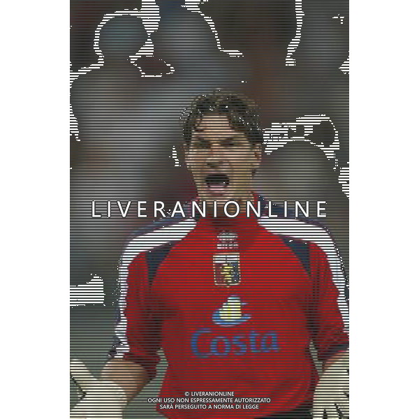 genoa 22-08-2004 coppa italia genoa-lumezzane nella foto Scarpi Alessio ag. aldo liverani-venezia