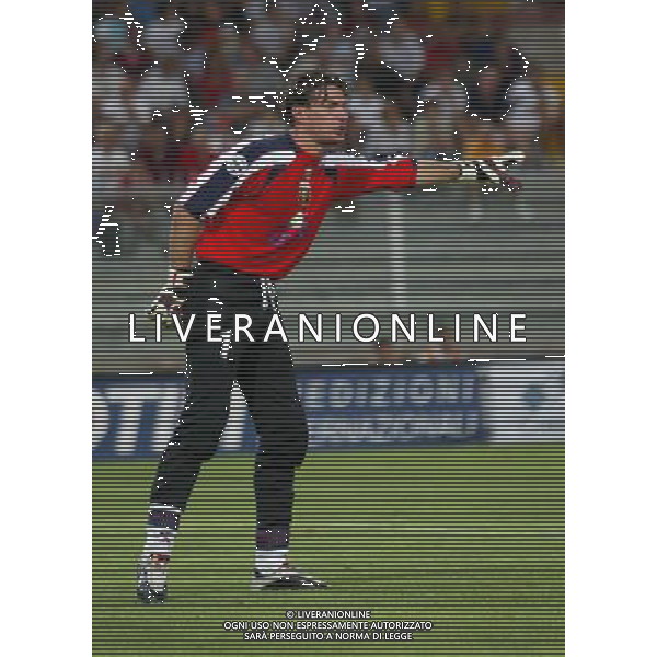 genoa 22-08-2004 coppa italia genoa-lumezzane nella foto Scarpi Alessio ag. aldo liverani-venezia