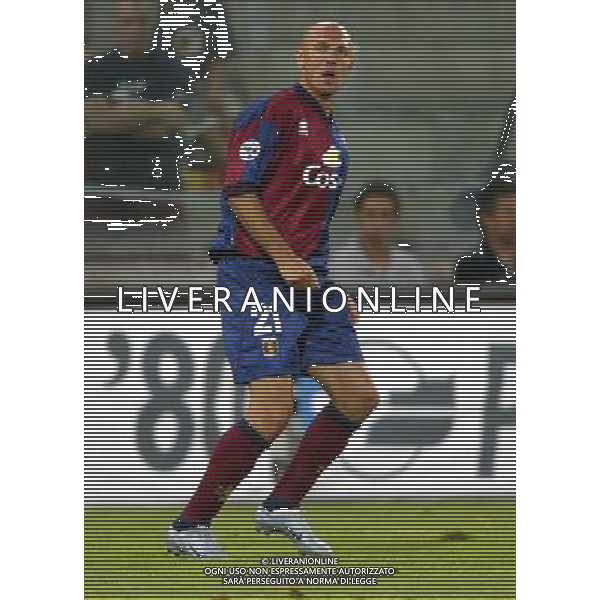 genoa 22-08-2004 coppa italia genoa-lumezzane nella foto Zanini Nicola ag. aldo liverani-venezia