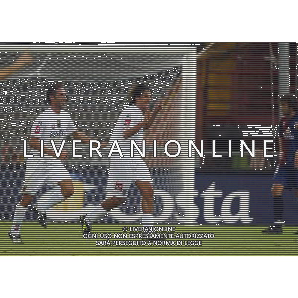 genoa 22-08-2004 coppa italia genoa-lumezzane nella foto Centi Luis Fernando esulta per il goal della vittoria 2-3 ag. aldo liverani-venezia