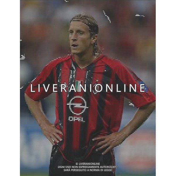 MILAN -LAZIO SUPERCOPPA ITALIANA 21/08/2004 NELLA FOTO AMBROSINI MASSIMO AGENZIA ALDO LIVERANI