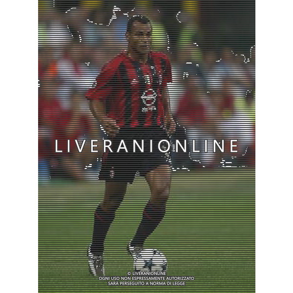 MILAN -LAZIO SUPERCOPPA ITALIANA 21/08/2004 NELLA FOTO CAFU MARCOS AGENZIA ALDO LIVERANI