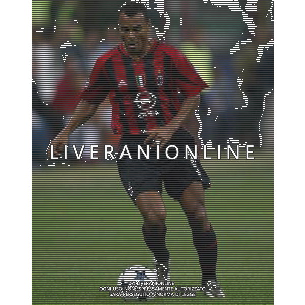 MILAN -LAZIO SUPERCOPPA ITALIANA 21/08/2004 NELLA FOTO CAFU MARCOS AGENZIA ALDO LIVERANI