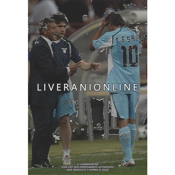 MILAN -LAZIO SUPERCOPPA ITALIANA 21/08/2004 NELLA FOTO caso domenico-cesar AGENZIA ALDO LIVERANI