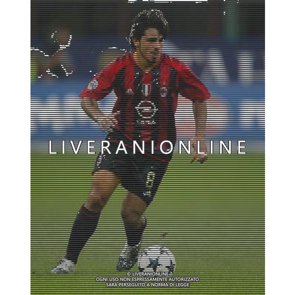 MILAN -LAZIO SUPERCOPPA ITALIANA 21/08/2004 NELLA FOTO GATTUSO GENNARO AGENZIA ALDO LIVERANI