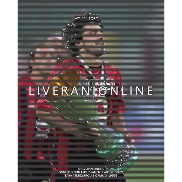 MILAN -LAZIO SUPERCOPPA ITALIANA 21/08/2004 NELLA FOTO GATTUSO GENNARO AGENZIA ALDO LIVERANI