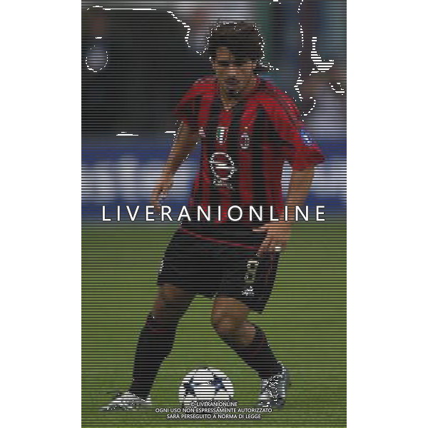 MILAN -LAZIO SUPERCOPPA ITALIANA 21/08/2004 NELLA FOTO GATTUSO GENNARO AGENZIA ALDO LIVERANI