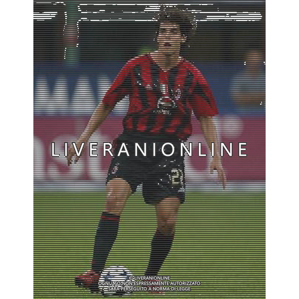 MILAN -LAZIO SUPERCOPPA ITALIANA 21/08/2004 NELLA FOTO KAKA AGENZIA ALDO LIVERANI