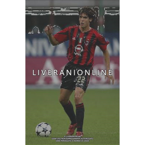 MILAN -LAZIO SUPERCOPPA ITALIANA 21/08/2004 NELLA FOTO KAKA AGENZIA ALDO LIVERANI
